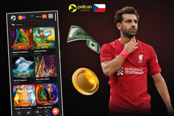 Potvrzení úspěšného výběru v Pelican Casino aplikaci na mobilní obrazovce