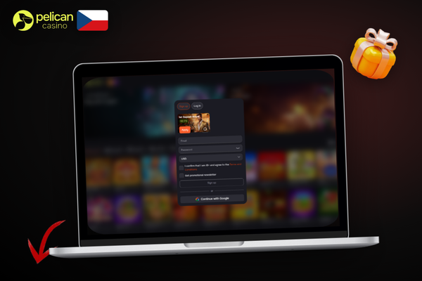 Vyplňte registrační formulář Pelican Casino a vstupte do herního lobby